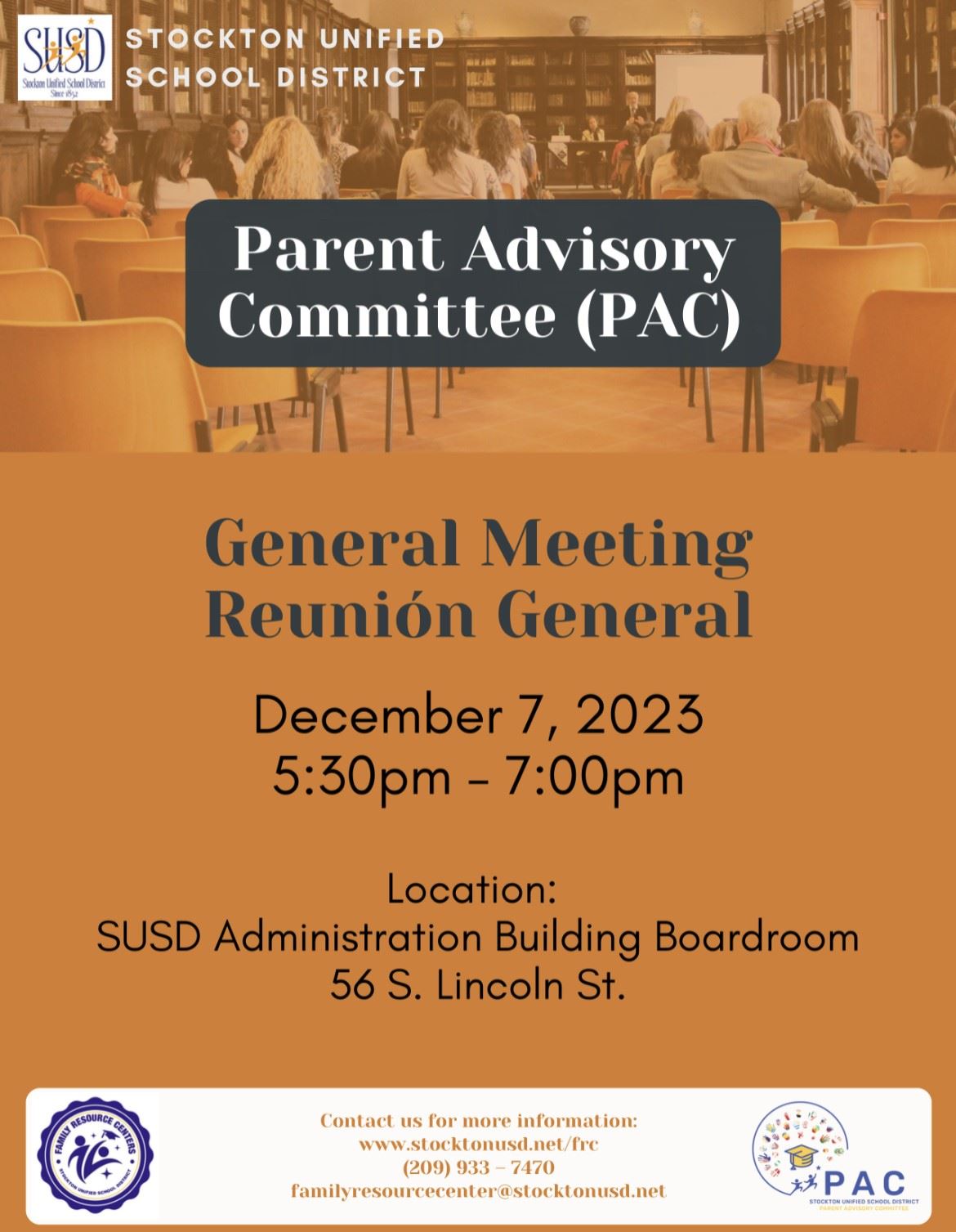 Parent Advisory committee Dec 7