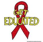red get educated on AIDS ribbon 