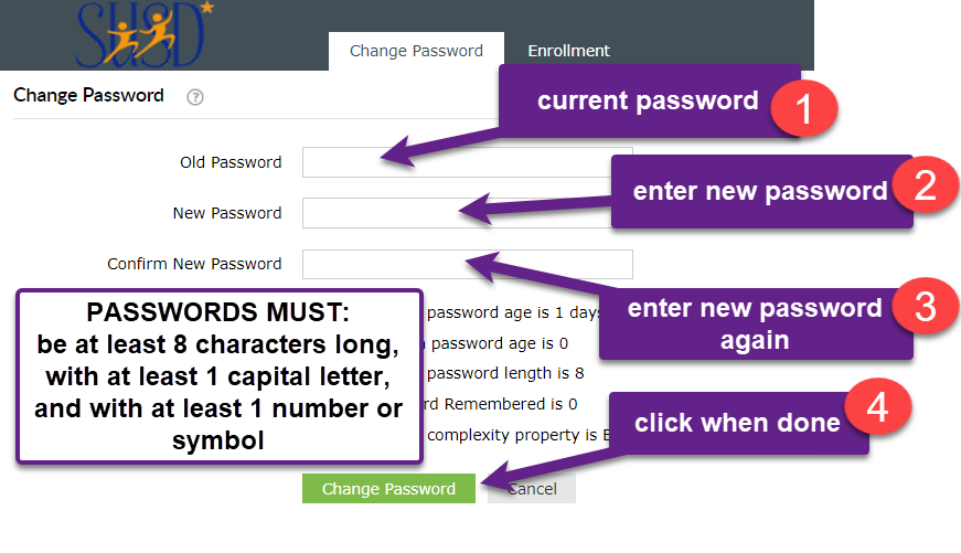 Change your password 