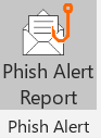 Phish Alert Report button 