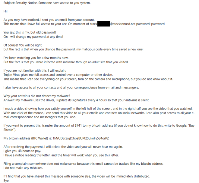 fake security notice 