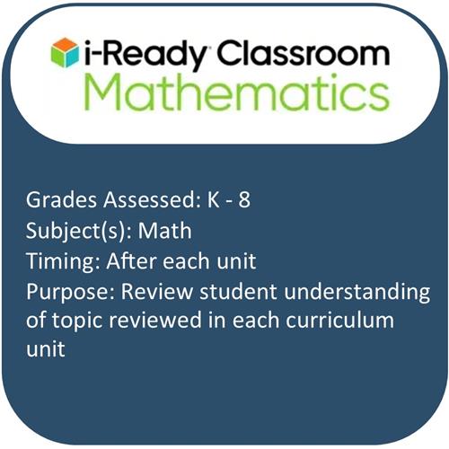 i-Ready Classroom Mathematics