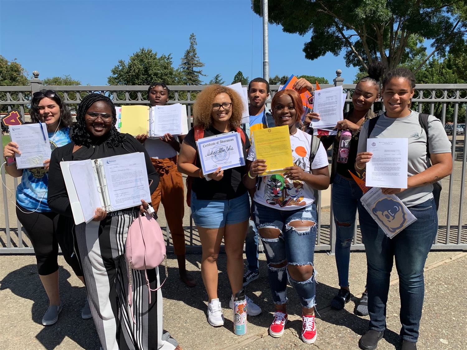 Students with Acceptance Letters