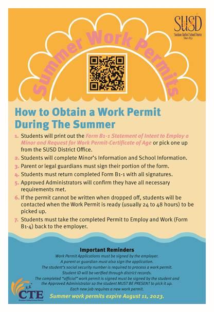 Summer Work Permits