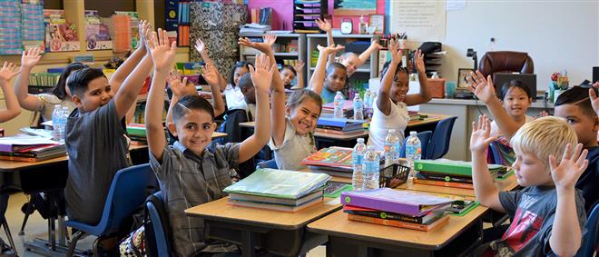 Students in the classroom