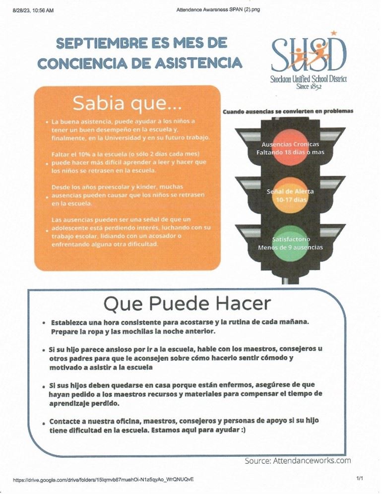  Septiembre es Mes de Conciencia de Asistencia