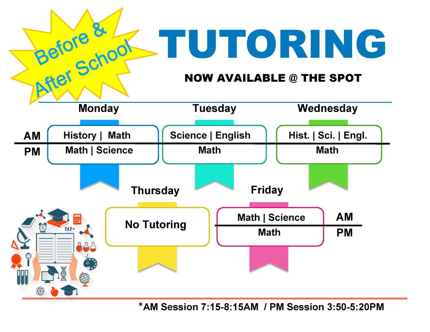  Tutoring now available