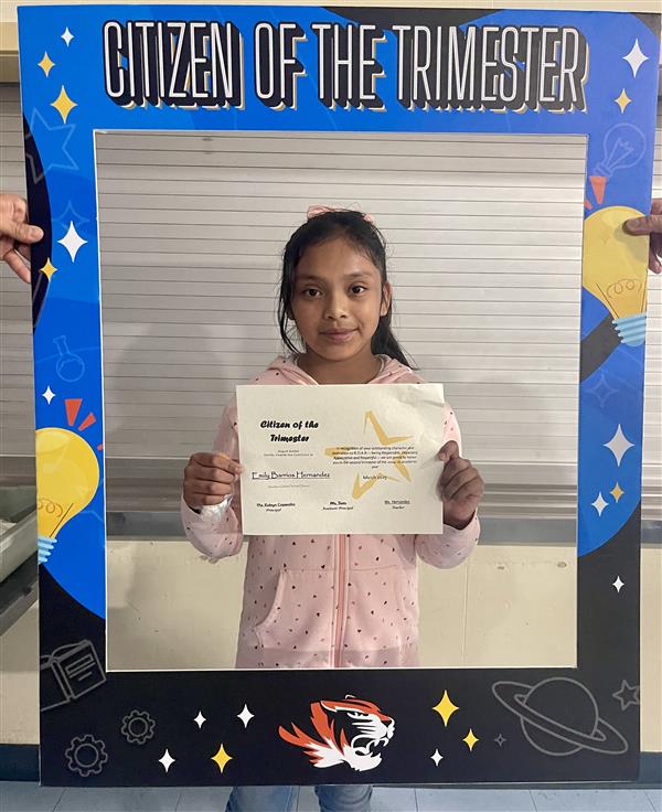 Trimester 1 Award Winner