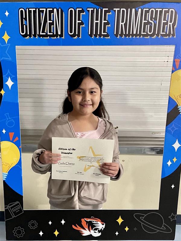 Trimester 1 Award Winner